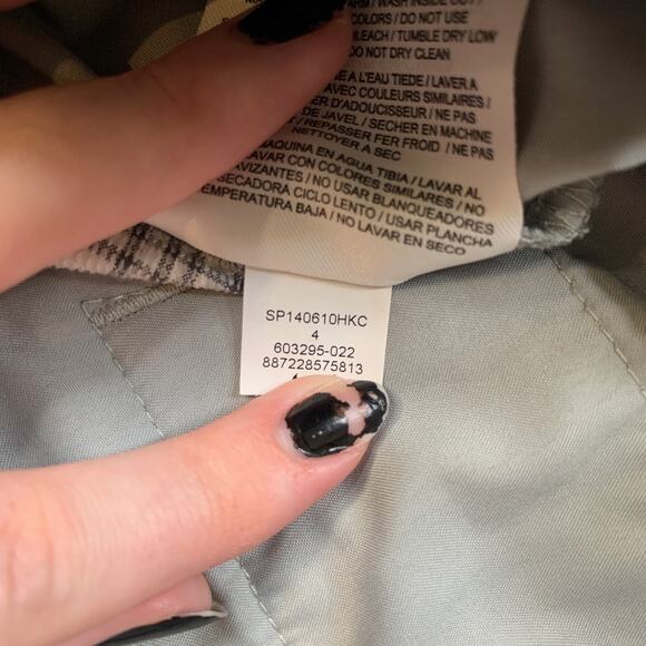 Nike Golf Pants Womens 4 Multi Tour Performance Dri Fit Plaid Mid Rise Pocket - Picture 7 of 11